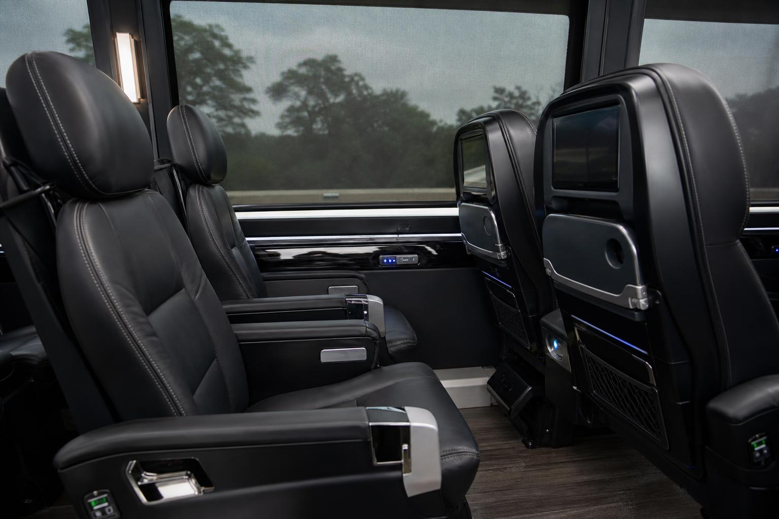 Motor coach onboard lavatory