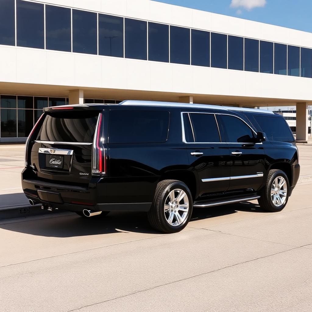 LAAC black car service SUV for IAH, HOU, Opa-Locka, and Palm Beach airport transfers in Houston